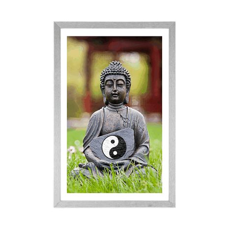 PLAKÁT S PASPARTOU FILOZOFIE BUDDHISMU - FENG SHUI - PLAKÁTY