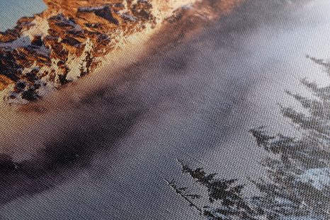 SLIKA KRKONOŠI V SNEŽNI ODEJI - SLIKE NARAVE IN POKRAJINE - SLIKE