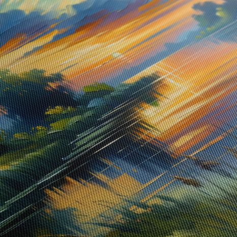 OBRAZ ZÁPAD SLUNCE NAD JEZEREM - OBRAZY JEZERA - OBRAZY