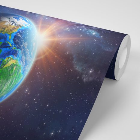 SELBSTKLEBENDE TAPETE BLAUER PLANET ERDE - SELBSTKLEBENDE TAPETEN - TAPETEN