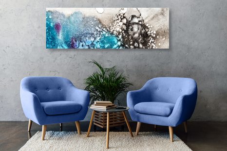 KÉP VÍZFESTMÉNY ABSZTRAKCIÓ - ABSZTRAKT KÉPEK - KÉPEK