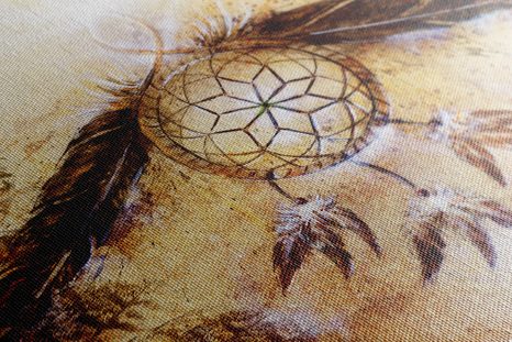 OBRAZ INDIÁNSKÝ LAPAČ SNŮ - OBRAZY FENG SHUI - OBRAZY