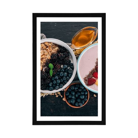 POSTER – VARIAZIONI DI MUESLI GUSTOSE - CON MOTIVO CUCINA - POSTER