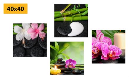 SET OBRAZŮ FENG SHUI ZÁTIŠÍ - SESTAVY OBRAZŮ - OBRAZY