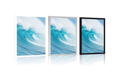 PLAKÁT MOŘSKÁ VLNA - PŘÍRODA - PLAKÁTY