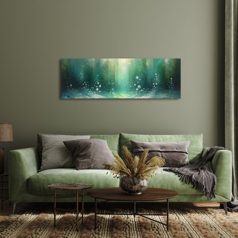 OBRAZ BUBLINY V HLUBINÁCH - OBRAZY ABSTRAKTNÍ TVARY - OBRAZY