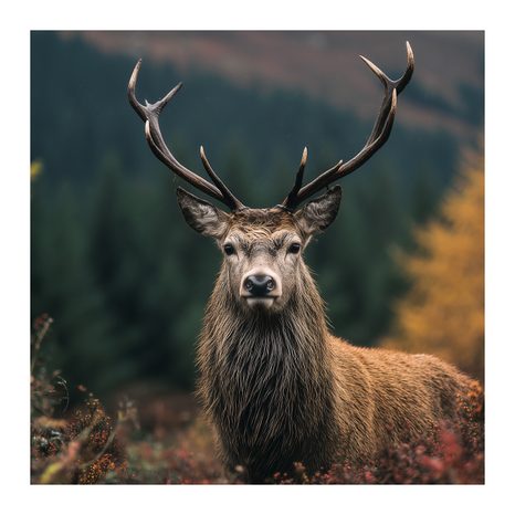 OBRAZ JELEN V KOUZELNÉM LESE - OBRAZY JELENI - OBRAZY