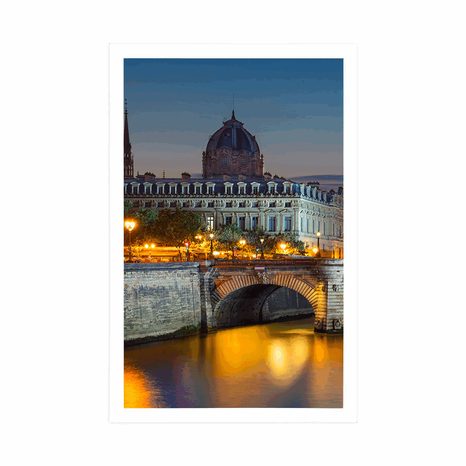 POSTER EMBANKMENT OF PARIS - CITIES - POSTERS