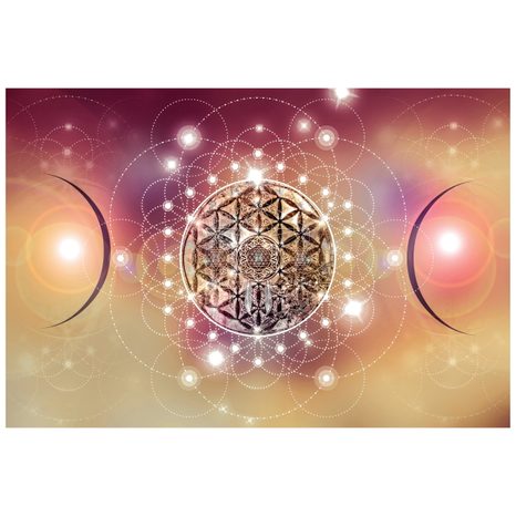 CARTA DA PARATI – MANDALA AFFASCINANTE - CARTA DA PARATI FENG SHUI - CARTA DA PARATI