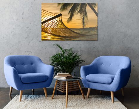 OBRAZ HOJDACIA SIEŤ NA PLÁŽI - OBRAZY PRÍRODY A KRAJINY - OBRAZY