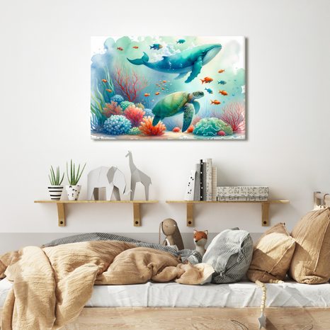 OBRAZ MORSKA NATURA I ZWIERZĘTA - OBRAZY PODWODNY ŚWIAT - OBRAZY