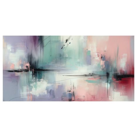 WANDBILD MODERNE FARBKOMPOSITION - ABSTRAKTE BILDER - BILDER