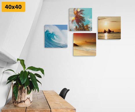 SET OBRAZŮ ŽIVOT U MOŘE - SESTAVY OBRAZŮ - OBRAZY