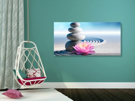 OBRÁZEK WELLNES KAMENY - OBRAZY FENG SHUI - OBRAZY