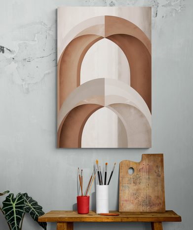 TABLEAU SUR TOILE – FORMES ABSTRAITES NO12 - IMAGES FORMES ABSTRAITES - TABLEAUX