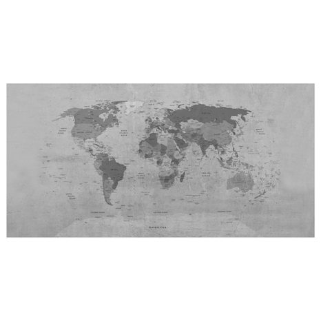 OBRAZ NA KORKU MAPA SVĚTA VE VINTAGE PROVEDENÍ - PICTURES ON CORK - PICTURES