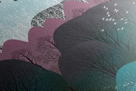 КАРТИНА НА ПЛАТНО – МОДЕРНО ИЗПЪЛНЕНИЕ НА ДЖУНГЛА - КАРТИНИ НА ПРИРОДАТА И ПЕЙЗАЖИ - КАРТИНИ