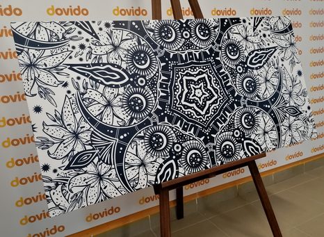 OBRAZ ORNAMENT DIVOKÉ LILIE - OBRAZY FENG SHUI - OBRAZY