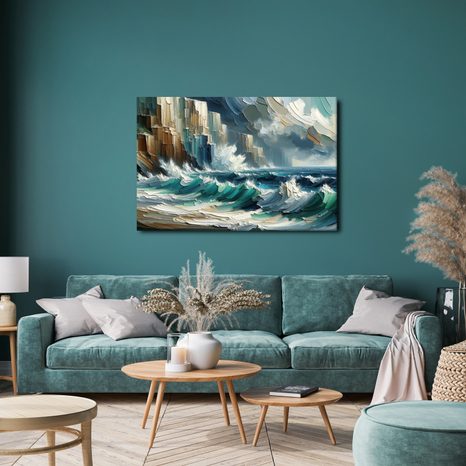 WANDBILD MEERES-SYMPHONIEN - BILDER MEER UND STRAND - BILDER