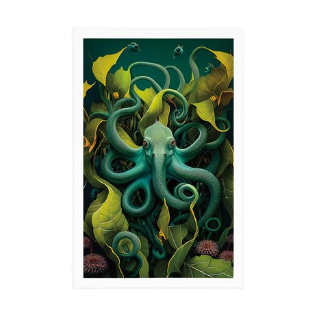POSTER – POLPO SURREALISTA - MONDO SOMMERSO - POSTER