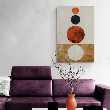 KÉP JAPANDI MODERN KÖRÖKKEL - JAPANDI KÉPEK - KÉPEK