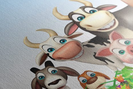 TABLOU ANIMALE DIN FERMĂ - TABLOURI PENTRU COPII - TABLOURI