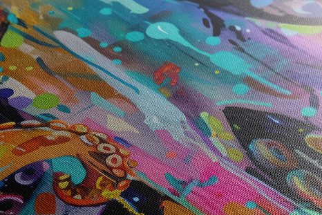 SLIKA HOBOTNICE POPUT SLIKE NA PLATNU - SLIKE HOBOTNICE - SLIKE