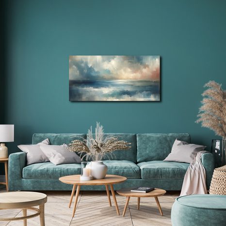SLIKA POMIRJUJOČA MORSKA GLADINA - ABSTRAKTNE SLIKE - SLIKE