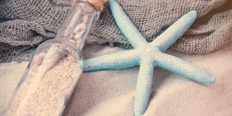 КАРТИНА НА ПЛАТНО – МОРСКА ЗВЕЗДА НА ПЛАЖА - НАТЮРМОРТИ - КАРТИНИ