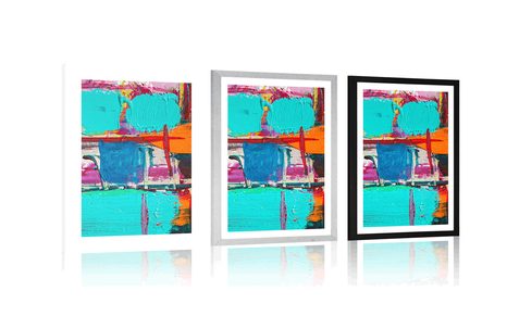 AFFICHE – ŒUVRE D'ART ABSTRAITE - ABSTRAIT ET À MOTIFS - AFFICHES