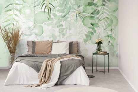 SAMOLEPÍCÍ TAPETA JEMNÉ ZELENÉ LISTY - TAPETY - TOTÁLNÍ VÝPRODEJ 🔥