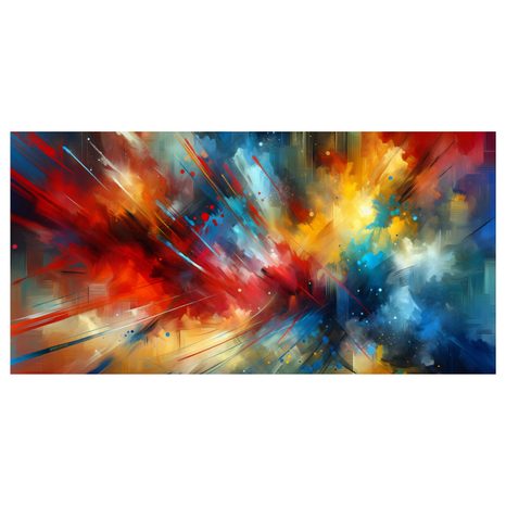 OBRAZ BAREVNÝ VESMÍR V POHYBU - OBRAZY ABSTRAKTNÍ TVARY - OBRAZY