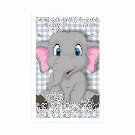 PLAKÁT MALÝ SLONÍK - ZVÍŘÁTKA - PLAKÁTY