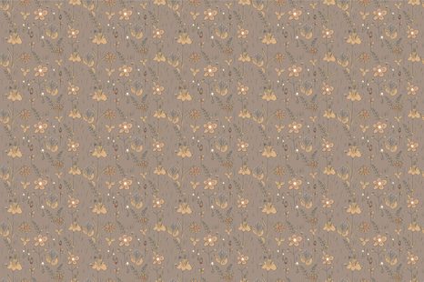 SELBSTKLEBENDE TAPETE WIESENBLUMEN IN BRAUN - SELBSTKLEBENDE TAPETEN - TAPETEN