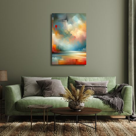 OBRAZ SVĚTLO V CHAOSU BAREV - ABSTRAKTNÍ OBRAZY - OBRAZY