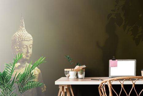 TAPETA BUDHA A JEHO ODRAZ - TAPETY FENG SHUI - TAPETY