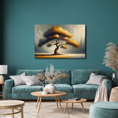 OBRAZ STROM ŽIVOTA V MLZE - OBRAZY STROMY ŽIVOTA - OBRAZY