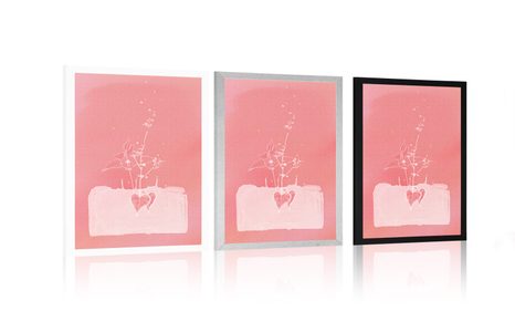 POSTER ROSA MAGIE DER BLUME - MOTIVE AUS UNSERER WERKSTATT - POSTER