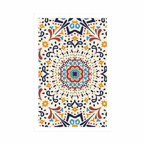 PLAKAT JEDINSTVEN ETNIČKI UZORAK - APSTRAKTNI I S UZORKOM - PLAKATI