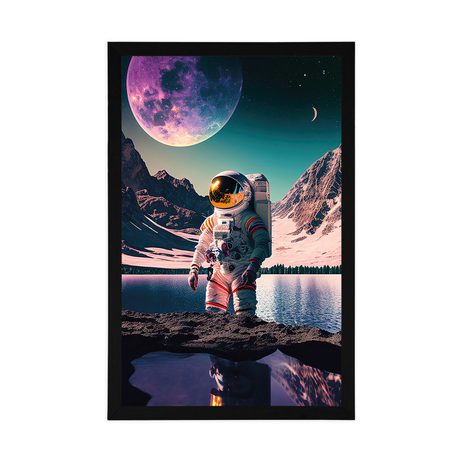 POSZTER ŰRHAJÓS AZ ISMERETLEN BOLYGÓ FELSZÍNÉN. - ŰRHAJÓSOK - POSZTEREK