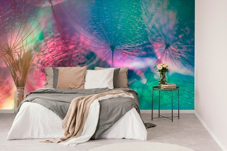 TAPETA PAMPELIŠKA V PASTELOVÝCH BARVÁCH - TAPETY KVĚTINY - TAPETY