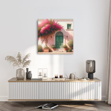 WANDBILD BLUMENBOGEN - BILDER BÄUME UND LAUB - BILDER