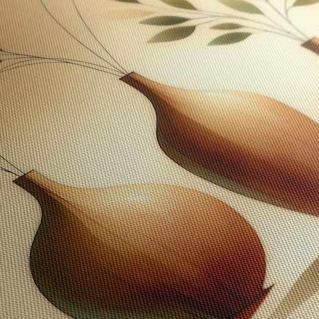 WANDBILD DREI GESICHTER DER NATUR - BOTANISCHE BILDER - BILDER