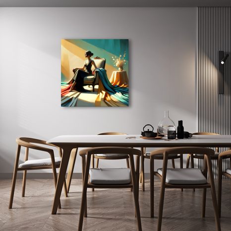 WANDBILD KÜNSTLERISCHE LICHTTÖNE - WANDBILDER FRAUEN - BILDER