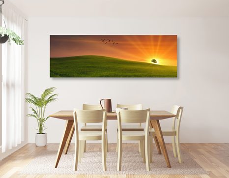 SLIKA DREVO NA TRAVNIKU - SLIKE NARAVE IN POKRAJINE - SLIKE