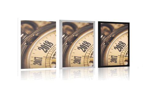 POSTER VINTAGE-TASCHENUHR - VINTAGE UND RETRO - POSTER