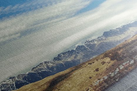 WANDBILD UNTERGEHENDE SONNE ÜBER DEM SEE - BILDER VON NATUR UND LANDSCHAFT - BILDER