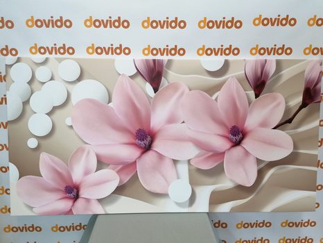 KÉP MAGNÓLIA ABSZTRAKT HÁTTÉRREL - KÉPEK - 🔥 TELJES KIÁRUSÍTÁS