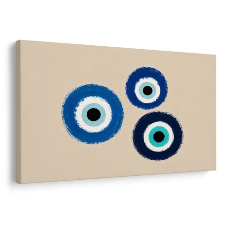 WANDBILD BLAUE SCHUTZAUGEN - WANDBILDER NACH MOTIV - BILDER