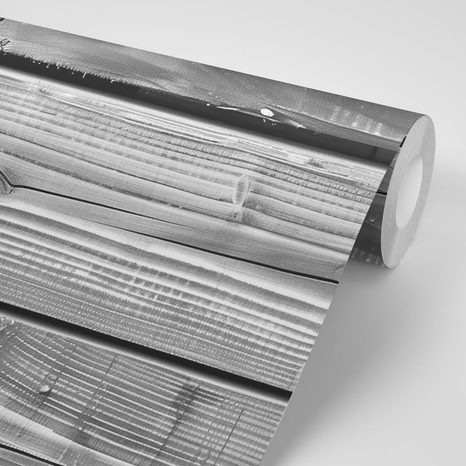 SAMOLEPÍCÍ TAPETA ČERNOBÍLÁ MODERNÍ IMITACE DŘEVA - SAMOLEPÍCÍ TAPETY - TAPETY